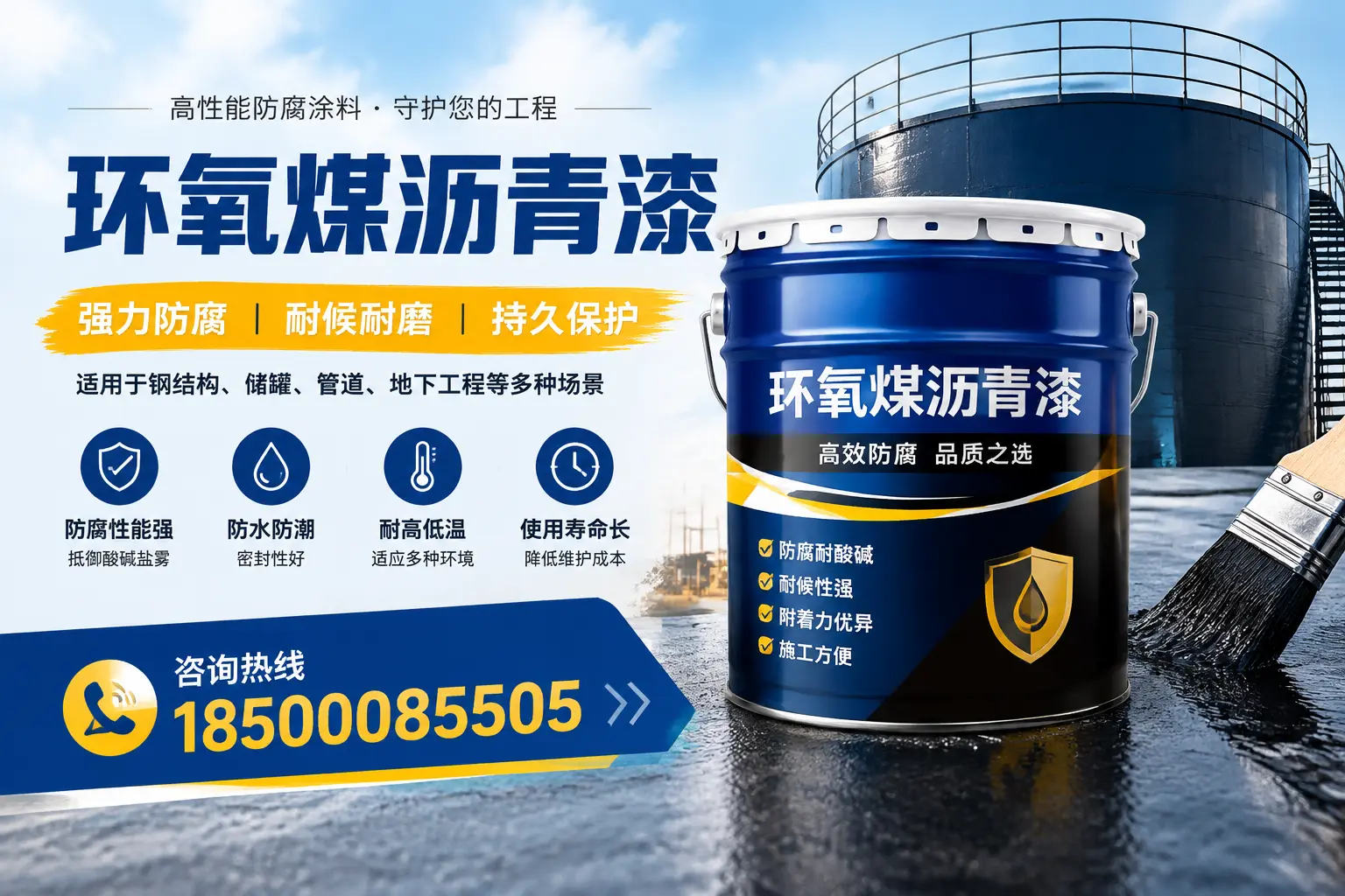 环氧煤沥青漆在工业中的应用，宣城企业的选择